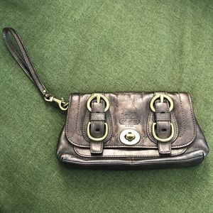 Coach Bronze Wristlet/Clutch